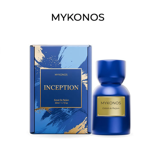 Mykonos Inception Extrait de Parfum Unisex 50ml Fragancia Cítrica Especiada y Amaderada para Ocasiones Especiales y Uso Diario