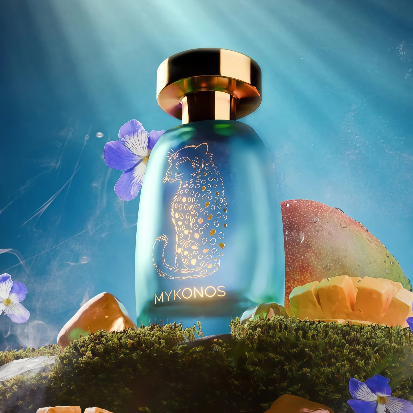 Mykonos Dreamscape Extrait de Parfum Unisex 100 ml Fragancia Frutal Gourmand y Amaderada para Uso Diario y Ocasiones Especiales