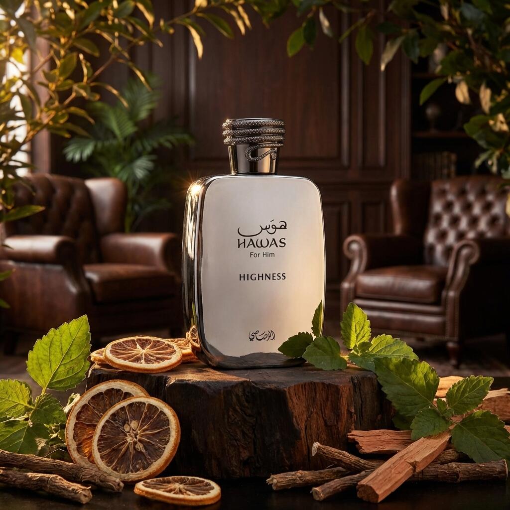 Rasasi Hawas Highness para Hombres Fragancia Oriental Floral con Notas de Cítricos y Ámbar Lanzada en 2026