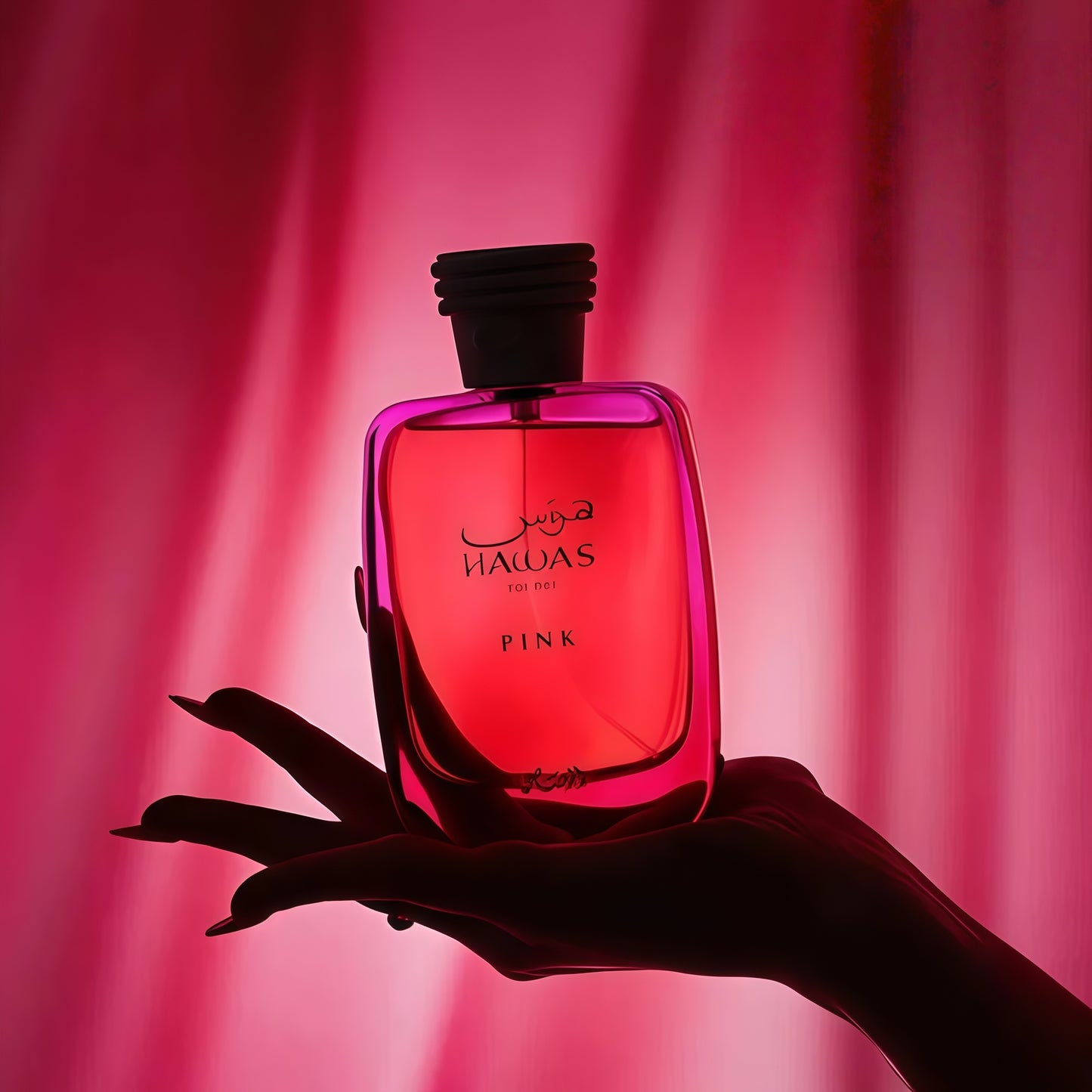 Rasasi Hawas Pink Perfume Femenino 100ml Dulce Cremoso y Encantador para Mujeres con Notas de Flores Blancas y Especias Suaves