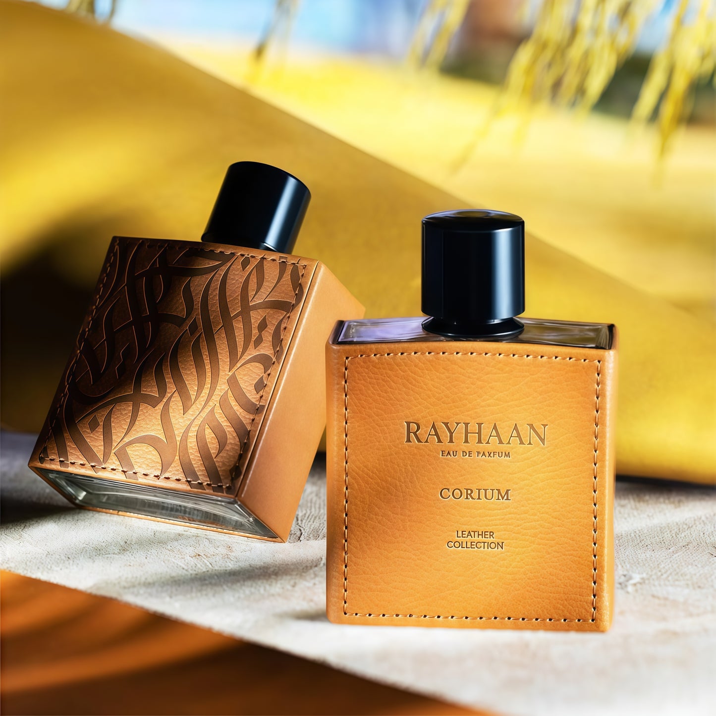 Rayhaan Corium 100ml Perfume Hombre Intenso Elegante con Notas de Especias Cálidas y Cuero Sofisticado para Noches y Eventos Especiales