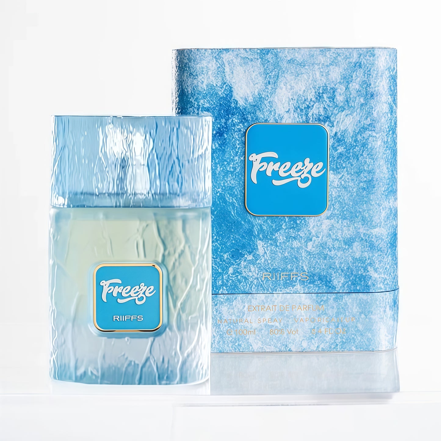 FREEZE Riiffs Perfume Unisex 100ml - Fragancia Fresca y Atractiva para Hombres y Mujeres