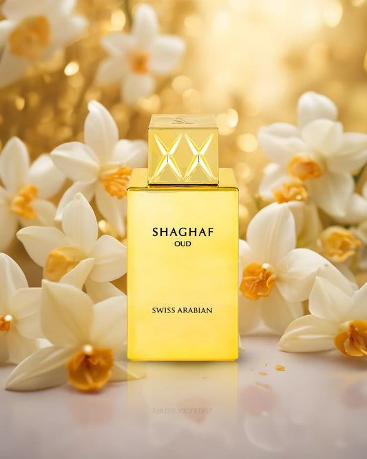 Swiss Arabian Shaghaf Oud Eau de Parfum Unisex Oriental Amaderado Gourmand para Hombres y Mujeres Fragancia Intensa y Sofisticada