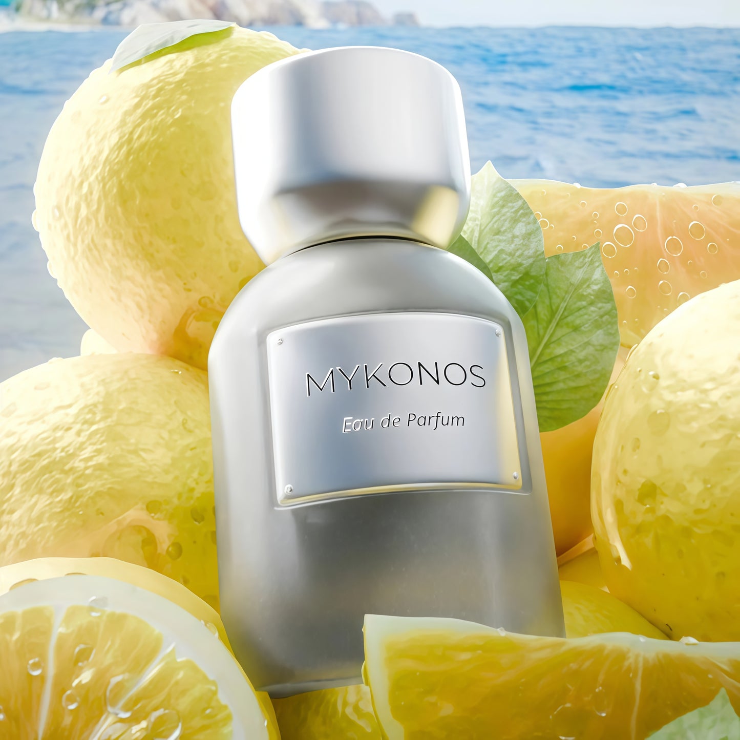 Mykonos Slow Living Eau de Parfum Unisex 50 ml Fragancia Cítrica Floral y Amaderada Fresca y Sofisticada para Uso Diario