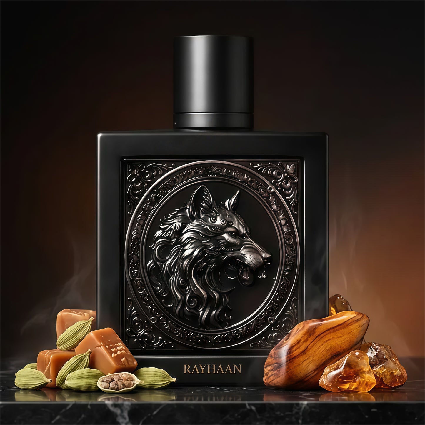 Rayhaan Wolf 100ml Perfume Hombre Fragancia Masculina Intensa Moderna y Adictiva con Notas Especiadas Dulces y Amaderadas