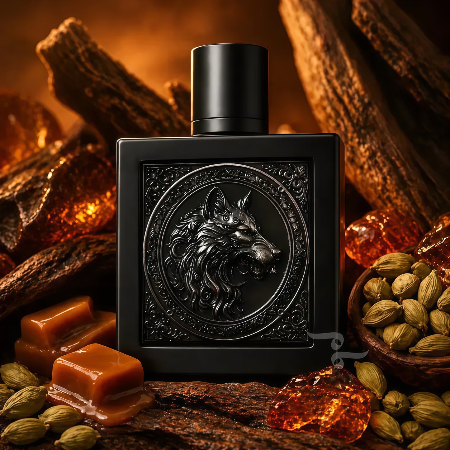 Rayhaan Wolf 100ml Perfume Hombre Fragancia Masculina Intensa Moderna y Adictiva con Notas Especiadas Dulces y Amaderadas
